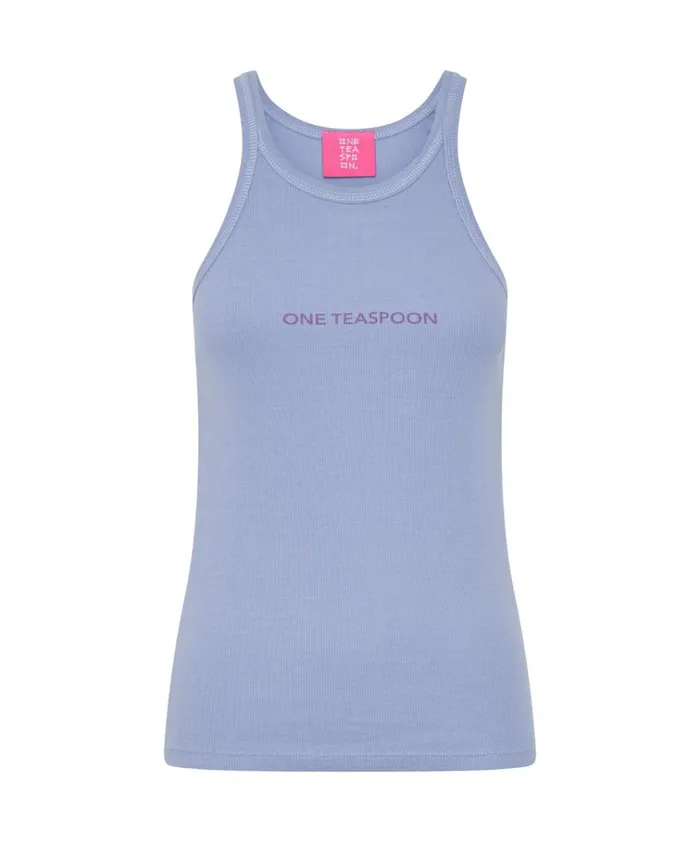 SKYWAY LOGO SINGLET Women One Teaspoon Tees and Tanks SKYWAY LOGO SINGLET Women One Teaspoon Tees and Tanks