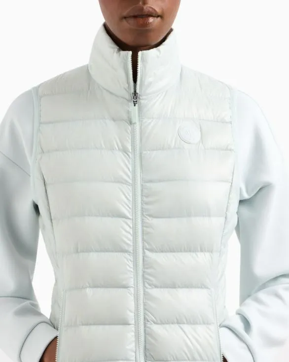 Sleeveless Padded Down Jacket Lightblue Women Armani Outerwear Sleeveless Padded Down Jacket Lightblue Women Armani Outerwear