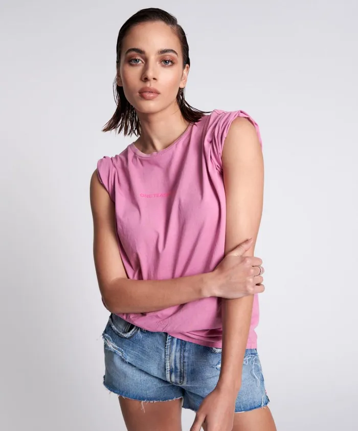 SMILEY ORGANIC UNISEX TEE Women One Teaspoon Organic Tees
