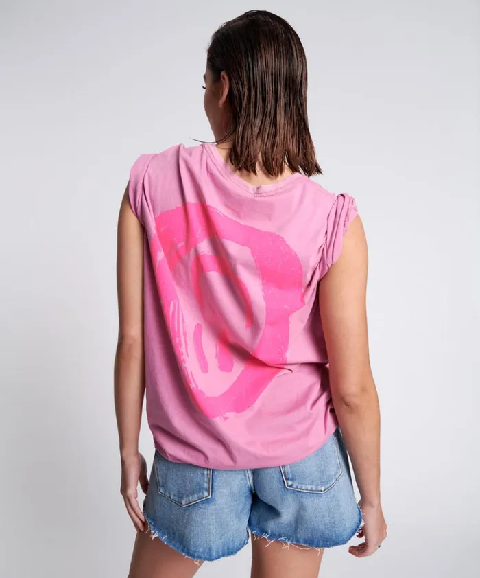 SMILEY ORGANIC UNISEX TEE Women One Teaspoon Organic Tees SMILEY ORGANIC UNISEX TEE Women One Teaspoon Organic Tees