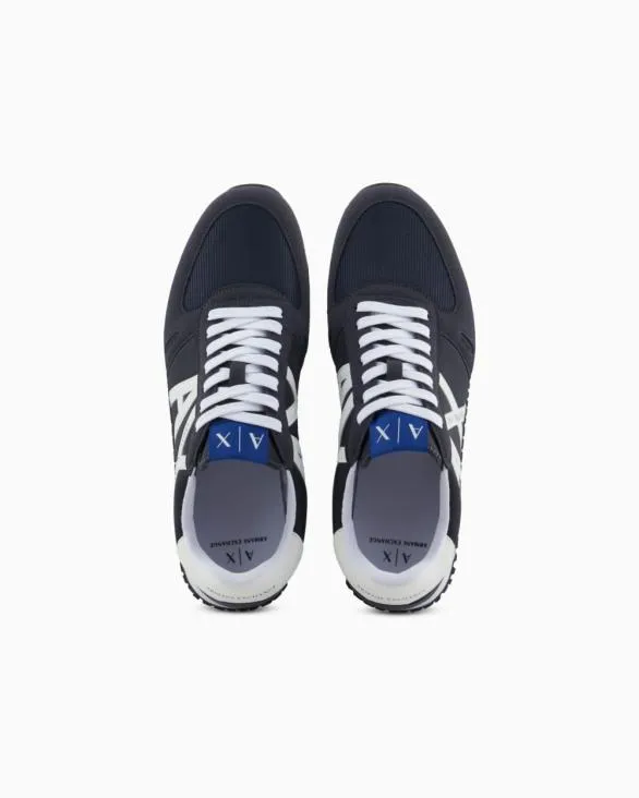 Sneakers In Ecosuede Mesh And Nylon Navyblue Men Armani Sneakers Sneakers In Ecosuede Mesh And Nylon Navyblue Men Armani Sneakers