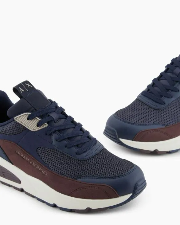 Sneakers With Logo Blue Men Armani Sneakers Sneakers With Logo Blue Men Armani Sneakers