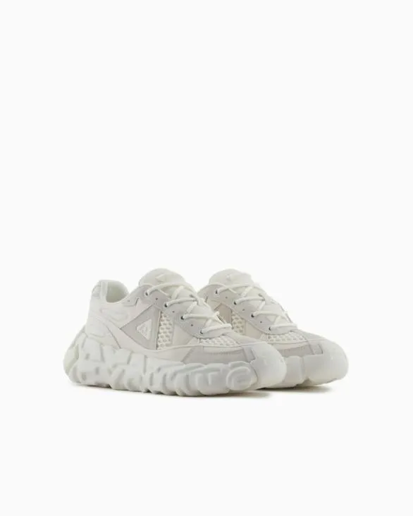 Sneakers With Oversized Sole White Men Armani Sneakers Sneakers With Oversized Sole White Men Armani Sneakers