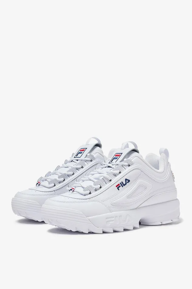 Sneakers Women Fila Disruptor 2 Premium 125 White Navy Red