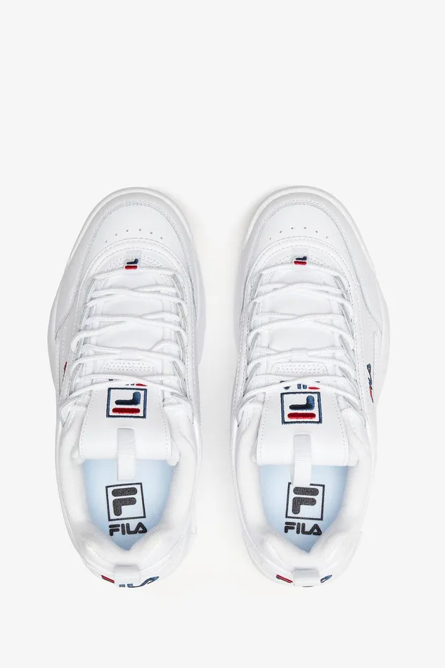 Sneakers Women Fila Disruptor 2 Premium 125 White Navy Red