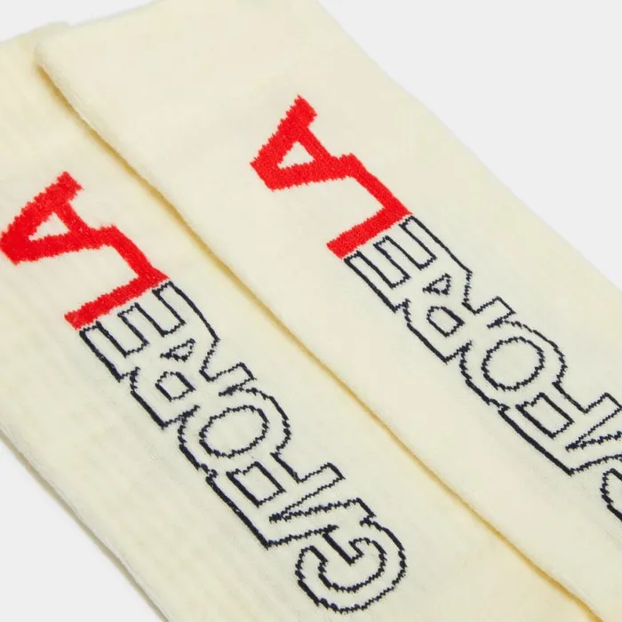 Socks Men GFORE GFORE LA RIBBED COMPRESSION CREW SOCK Poppy Socks Men GFORE GFORE LA RIBBED COMPRESSION CREW SOCK Poppy
