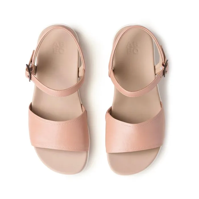 Solstice Buckle Sandal Metatarsal Pink Womens Abeo Sandals