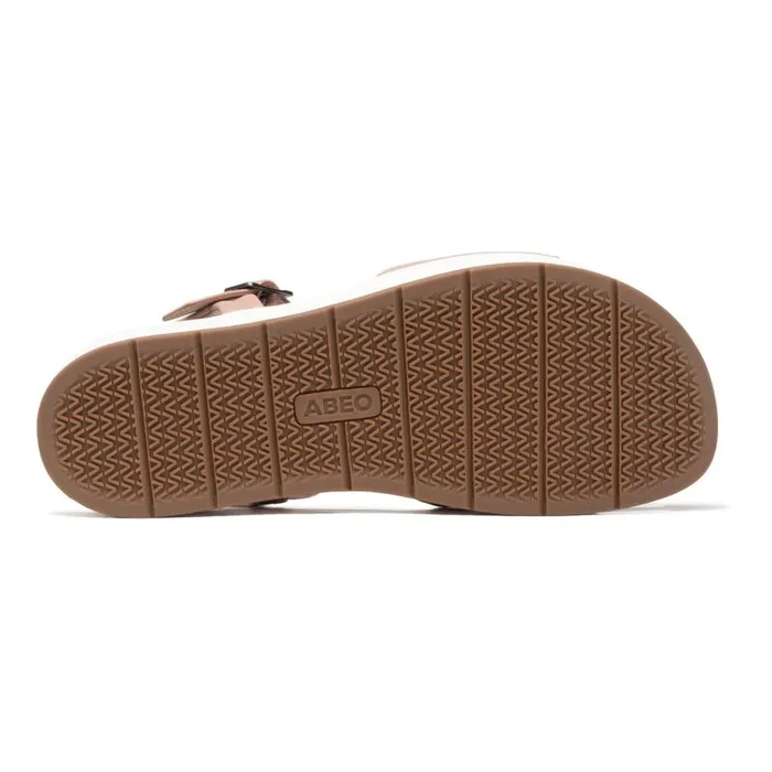 Solstice Buckle Sandal Metatarsal Pink Womens Abeo Sandals