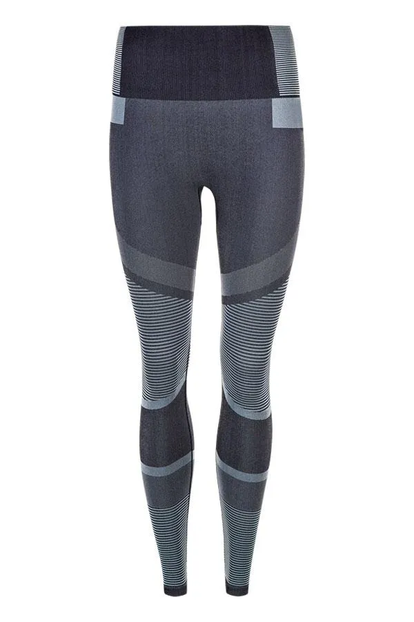 Sosandar Activewear Women Indigo Blue UltraSculpt High Waisted Activewear Leggings Indigo Blue