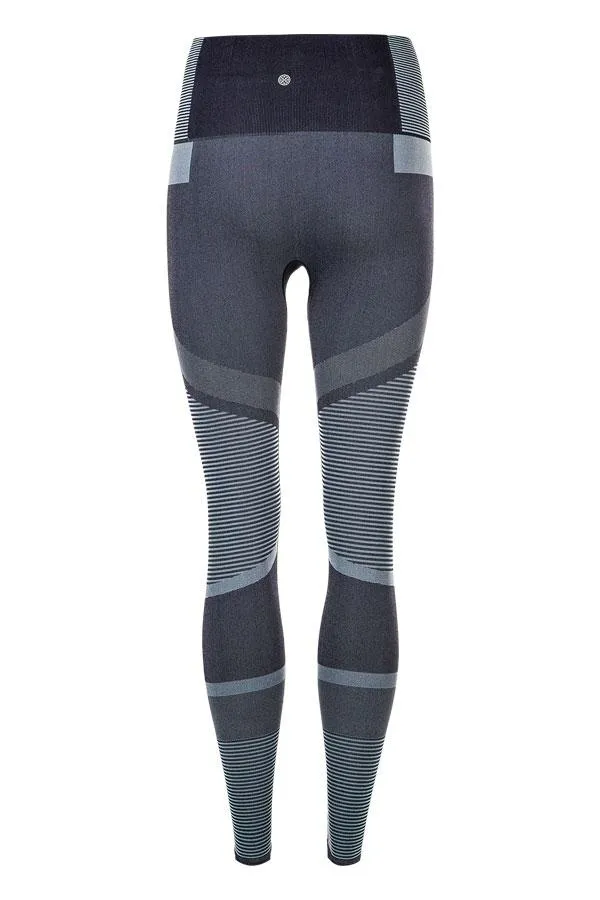 Sosandar Activewear Women Indigo Blue UltraSculpt High Waisted Activewear Leggings Indigo Blue