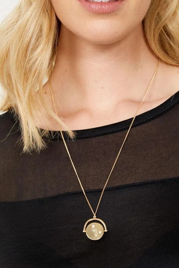 Sosandar Jewellery Women Gold Plated Luxe Jewelled Pendant Necklace