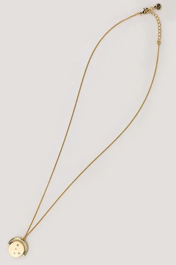 Sosandar Jewellery Women Gold Plated Luxe Jewelled Pendant Necklace