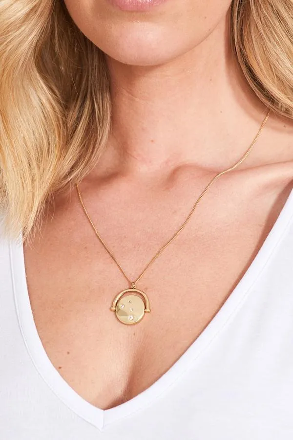 Sosandar Jewellery Women Gold Plated Luxe Jewelled Pendant Necklace