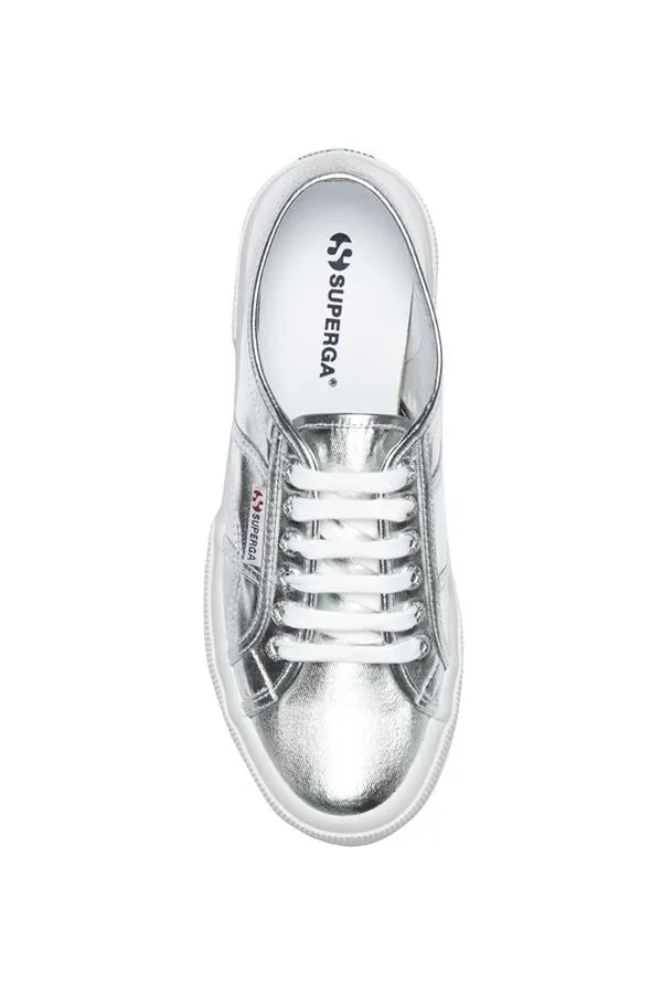 Sosandar Trainers 8211 Superga and Victoria Women Superga 2750 Silver Metallic Trainers Silver