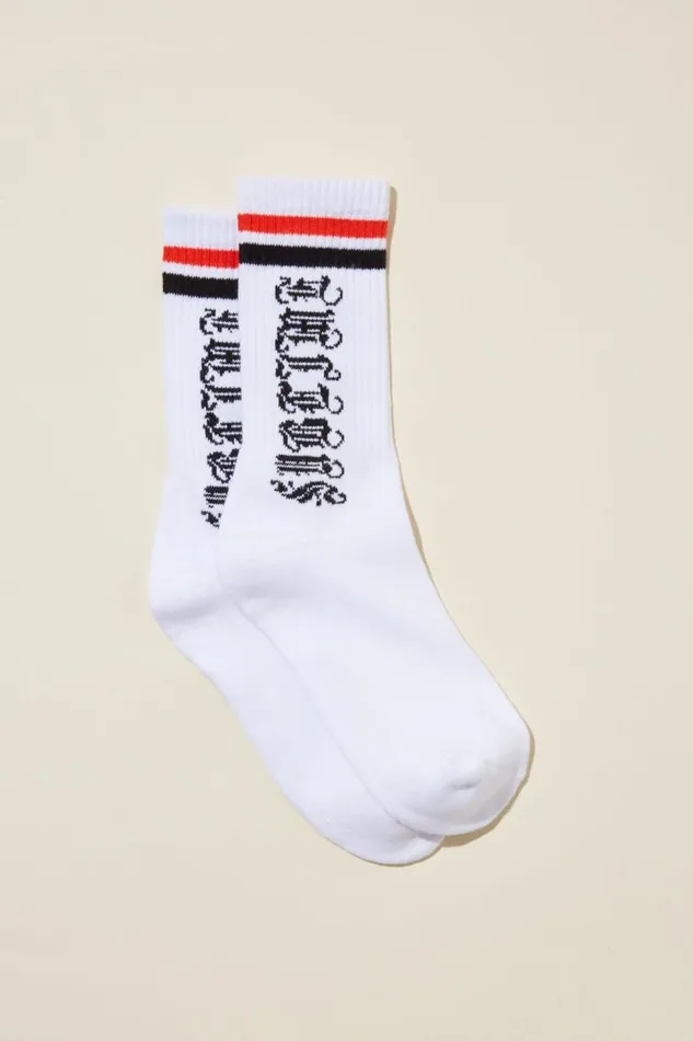 Special Edition Sock Lcn Mt Whitesublime Logo Men Cotton On Socks and Underwear