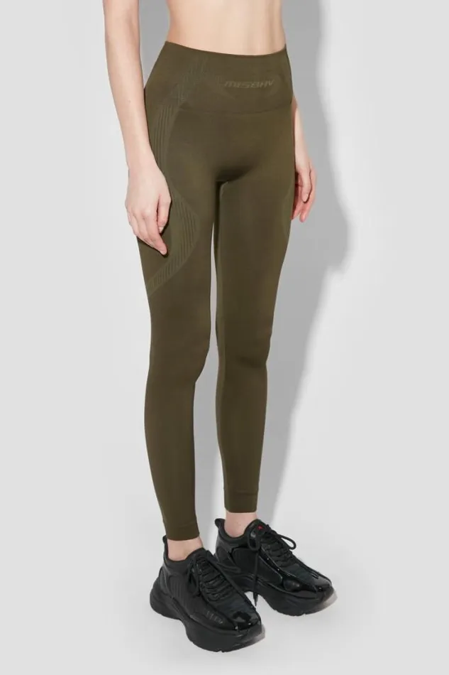 Sport Leggings Green Women MISBHV Leggings