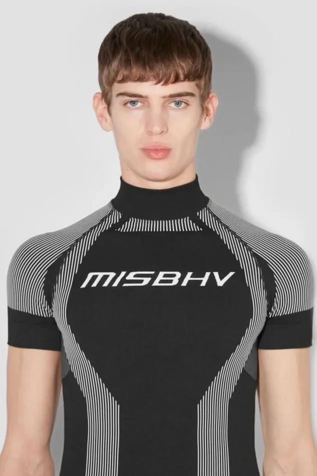Sport TShirt Blackwhite Men MISBHV Tops