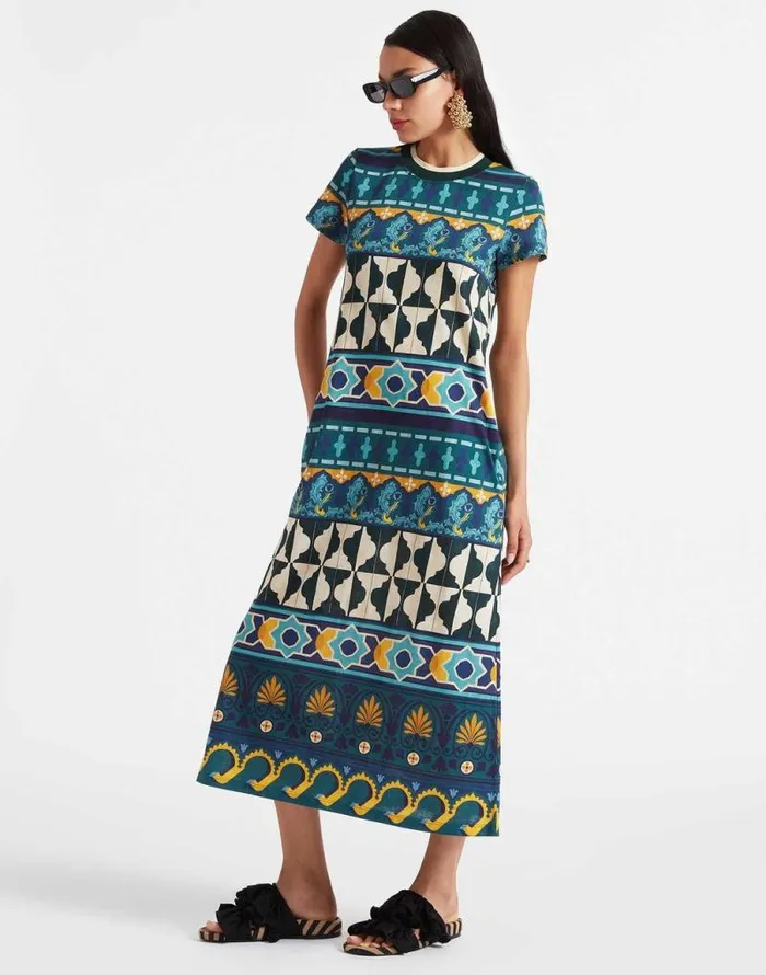 Sporty Swing Dress Casareale Barr Place Emerald Women La Double J Dresses