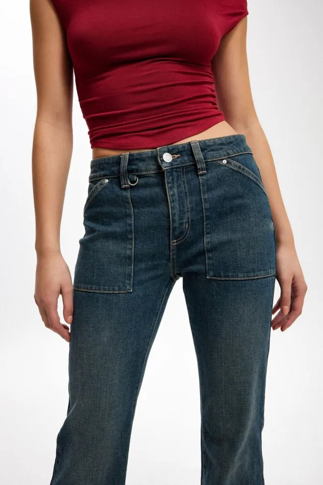 Stretch Bootcut Flare Jean Logans Blueutility Women Cotton On Pants Stretch Bootcut Flare Jean Logans Blueutility Women Cotton On Pants