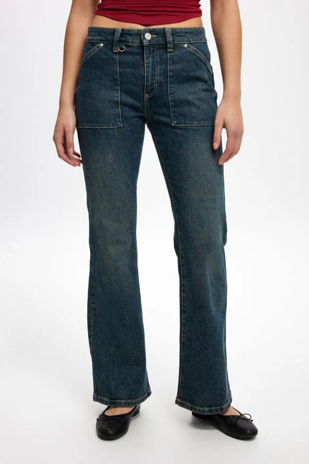 Stretch Bootcut Flare Jean Logans Blueutility Women Cotton On Pants Stretch Bootcut Flare Jean Logans Blueutility Women Cotton On Pants