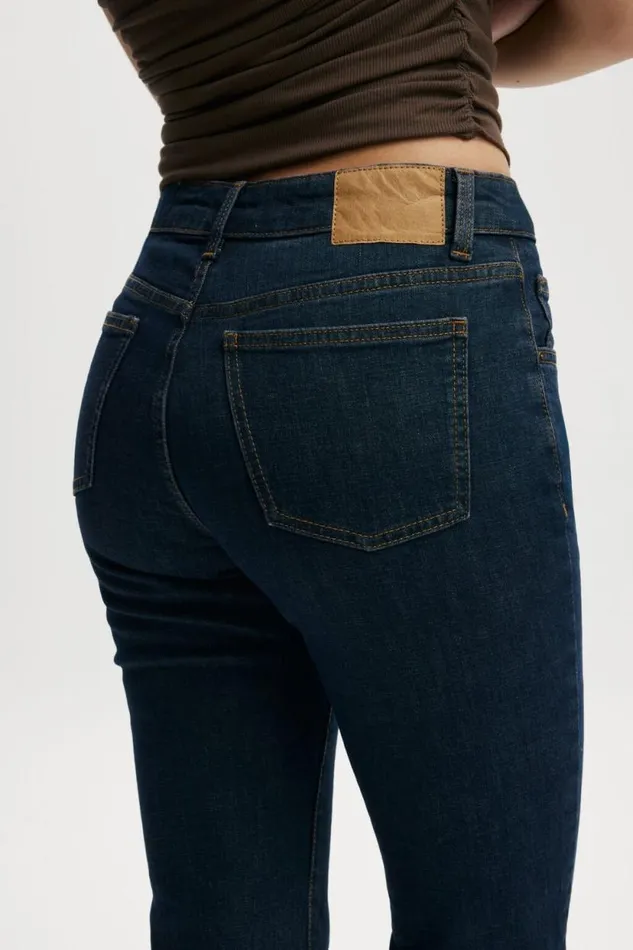 Stretch Bootcut Flare Jean Oxford Blue Women Cotton On Pants