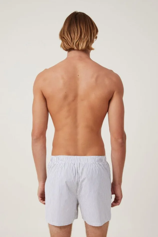 Stretch Boxer Short Grey White Stripe Men Cotton On Socks and Underwear Stretch Boxer Short Grey White Stripe Men Cotton On Socks and Underwear