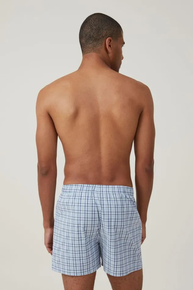 Stretch Boxer Short Light Blue Skate Check Men Cotton On Socks and Underwear Stretch Boxer Short Light Blue Skate Check Men Cotton On Socks and Underwear