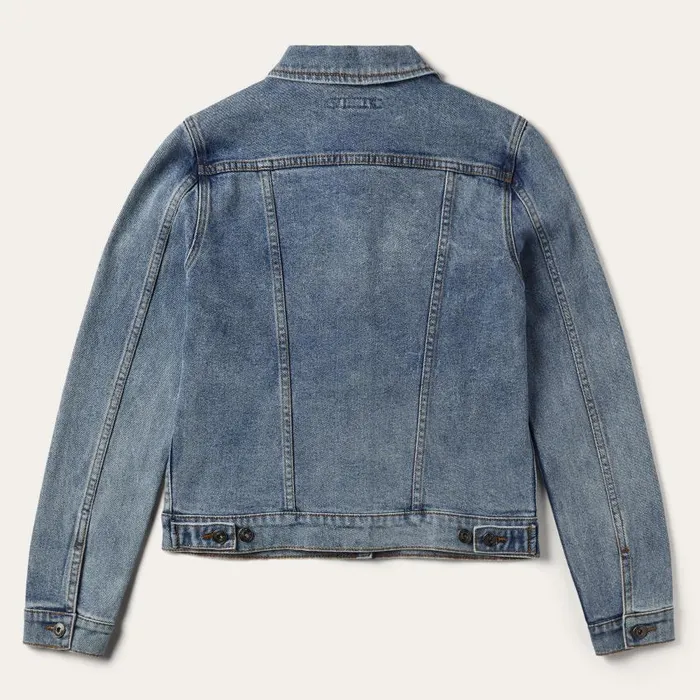 Stretch Denim Jacket Blue Women Stetson Jackets