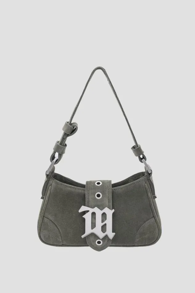 Suede Shoulder Bag Small Moss Women MISBHV Bags