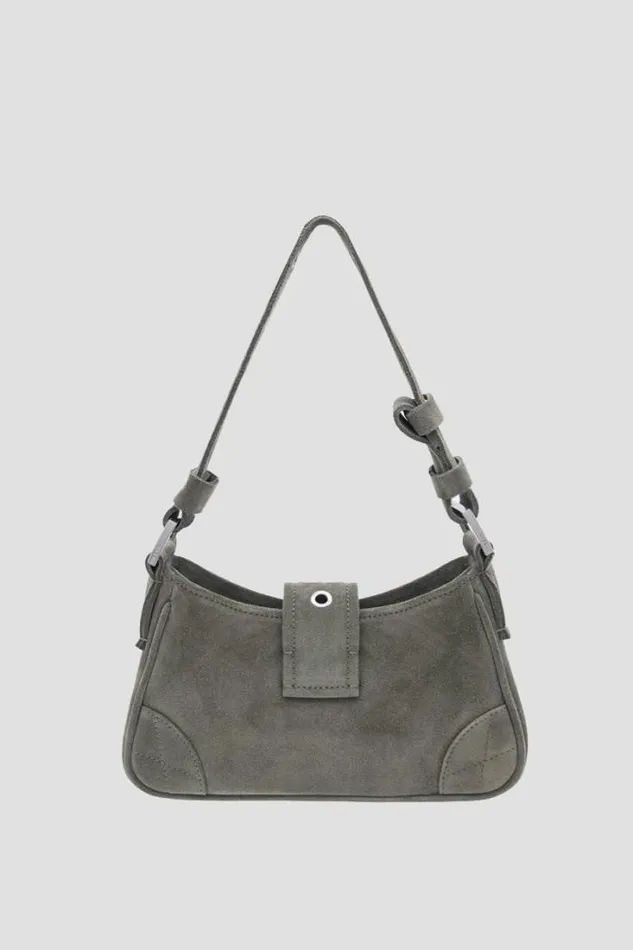Suede Shoulder Bag Small Moss Women MISBHV Bags