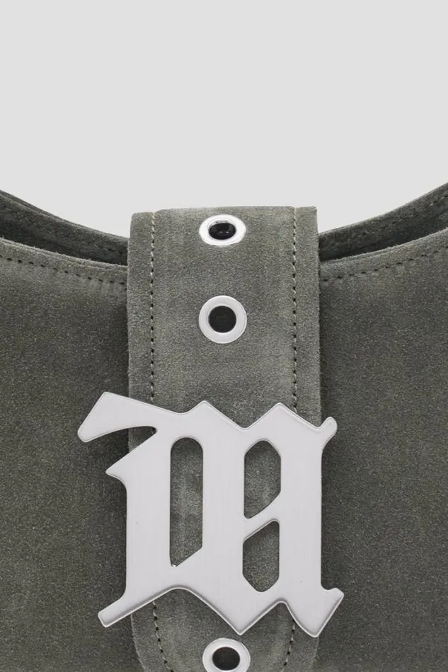 Suede Shoulder Bag Small Moss Women MISBHV Bags