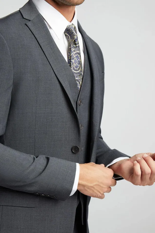 Suits Men Ted Baker PANAMA SLIM JS Charcoal