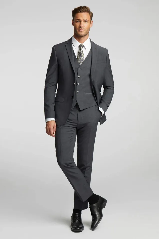 Suits Men Ted Baker PANAMA SLIM JS Charcoal