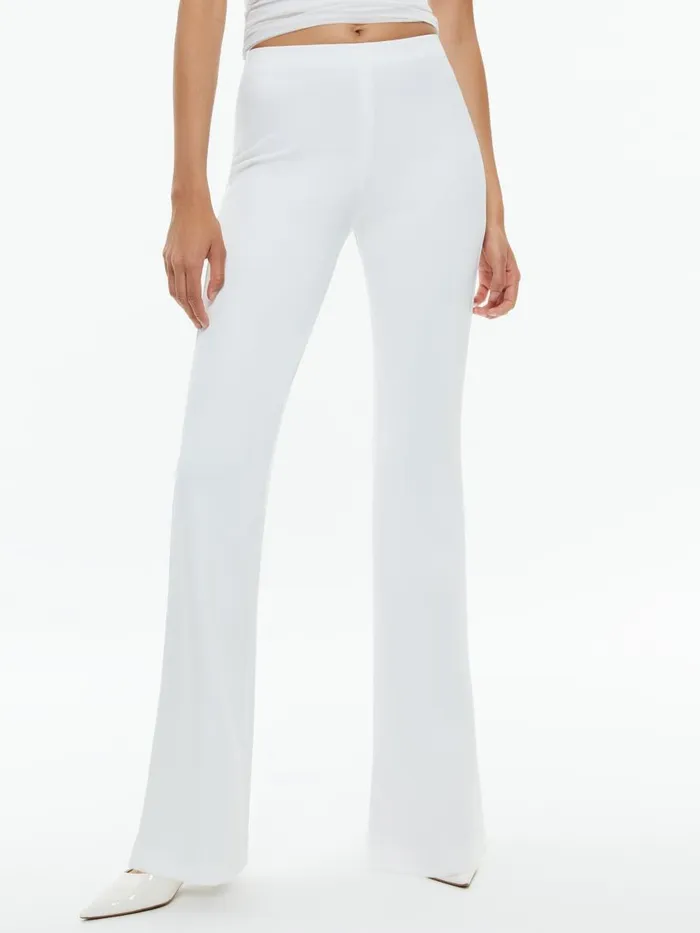Suits Women Alice Olivia RMP BACK ZIP BOOTCUT PANT Black
