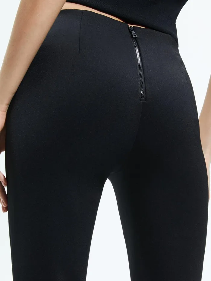 Suits Women Alice Olivia RMP BACK ZIP BOOTCUT PANT Black