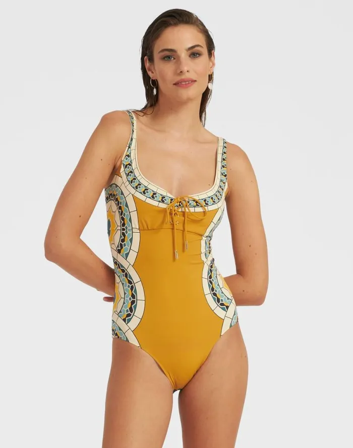 Sunset Suit Sleeveless Mudejar Place Marigold Women La Double J Swimwear Sunset Suit Sleeveless Mudejar Place Marigold Women La Double J Swimwear