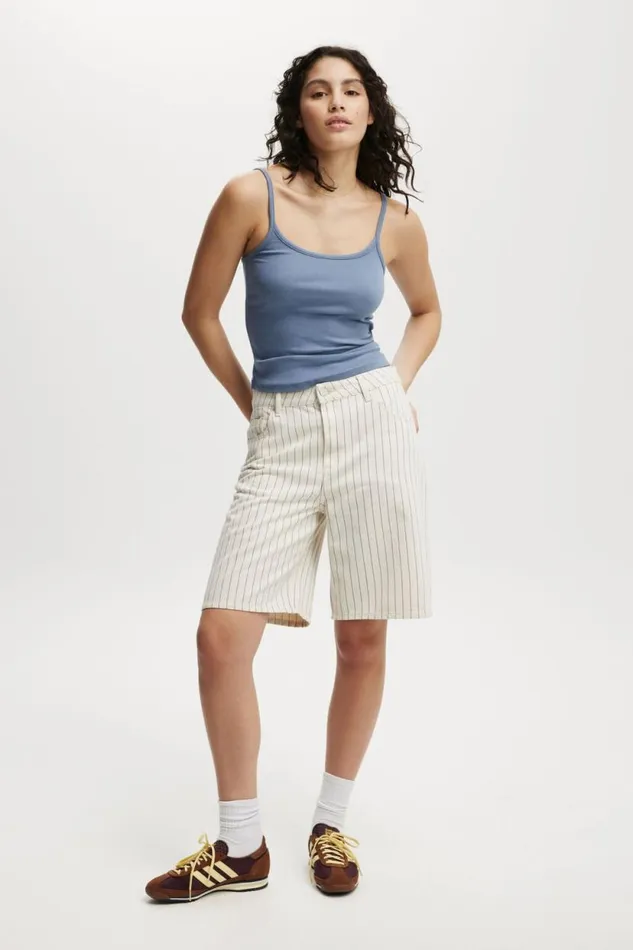 Super Baggy Denim Jort Portsea Stripe Women Cotton On Shorts Super Baggy Denim Jort Portsea Stripe Women Cotton On Shorts