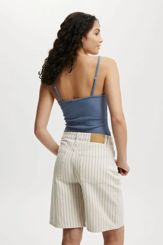 Super Baggy Denim Jort Portsea Stripe Women Cotton On Shorts Super Baggy Denim Jort Portsea Stripe Women Cotton On Shorts