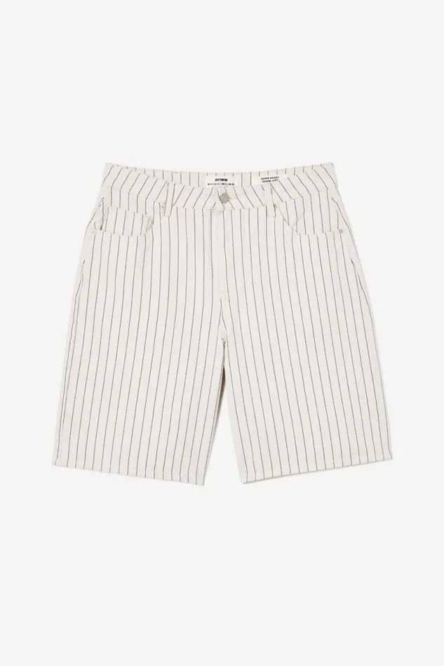 Super Baggy Denim Jort Portsea Stripe Women Cotton On Shorts Super Baggy Denim Jort Portsea Stripe Women Cotton On Shorts