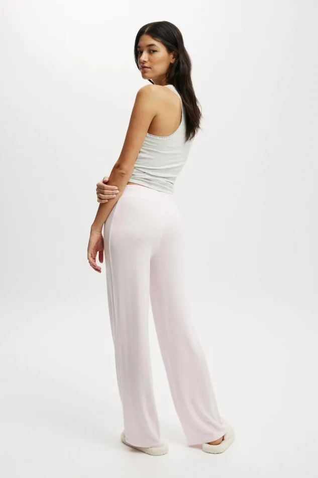 Super Soft V Front Pant Tender Touch Pink Women Cotton On Pajamas