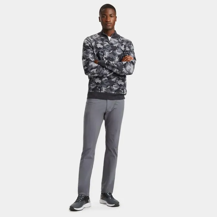 Sweaters Men GFORE CAMO JACQUARD MERINO WOOL QUARTER ZIP SWEATER Charcoal Camo Sweaters Men GFORE CAMO JACQUARD MERINO WOOL QUARTER ZIP SWEATER Charcoal Camo