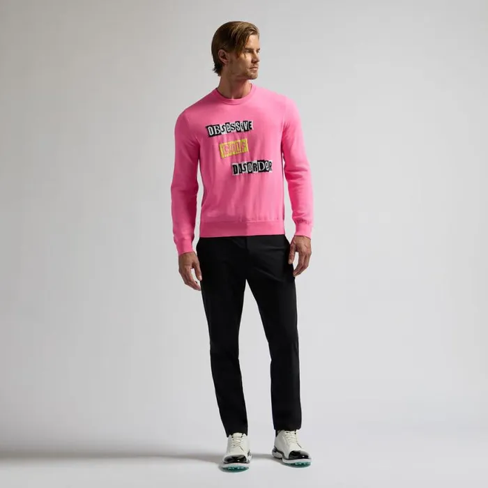 Sweaters Men GFORE LTD RELEASE OGD MERINO WOOL SWEATER Knockout Pink Sweaters Men GFORE LTD RELEASE OGD MERINO WOOL SWEATER Knockout Pink