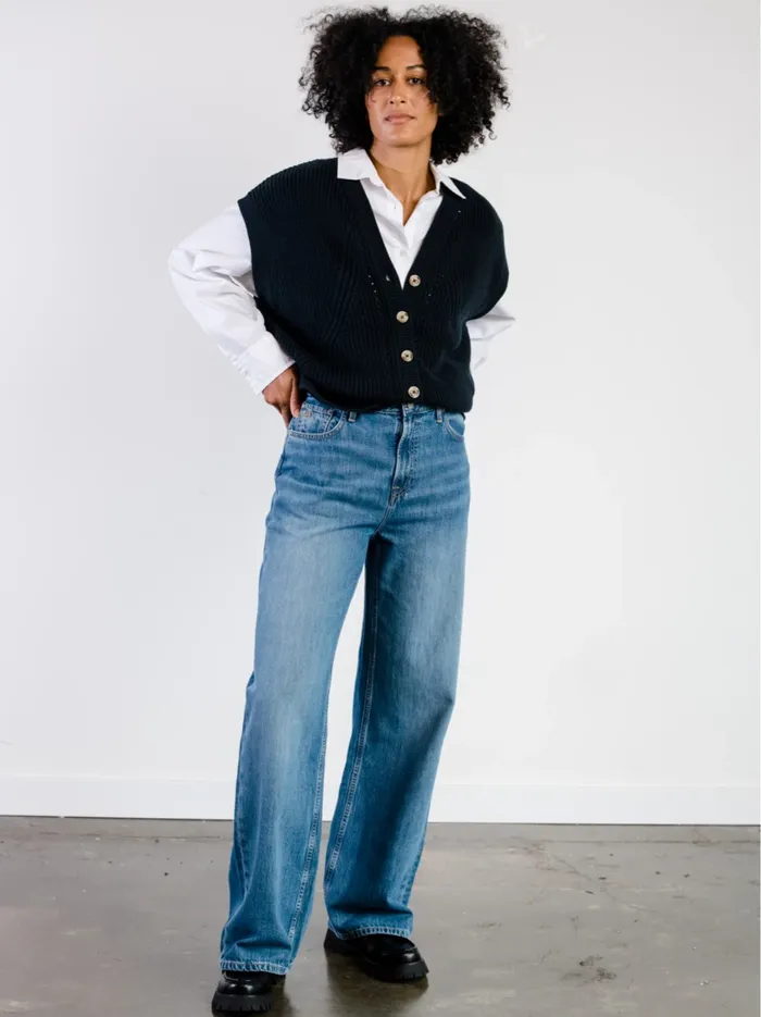 Sweaters Women Able Jess Sweater Vest Oatmeal