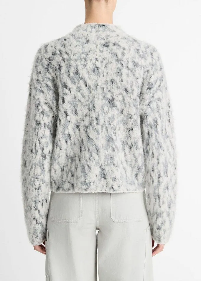 Sweaters Women Vince Abstract Onyx Jacquard WoolBlend Mock Neck Sweater Grey Onyx Sweaters Women Vince Abstract Onyx Jacquard WoolBlend Mock Neck Sweater Grey Onyx