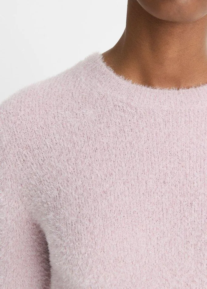 Sweaters Women Vince Metallic Eyelash Pullover Sweater Orchid Stone Metallic Sweaters Women Vince Metallic Eyelash Pullover Sweater Orchid Stone Metallic