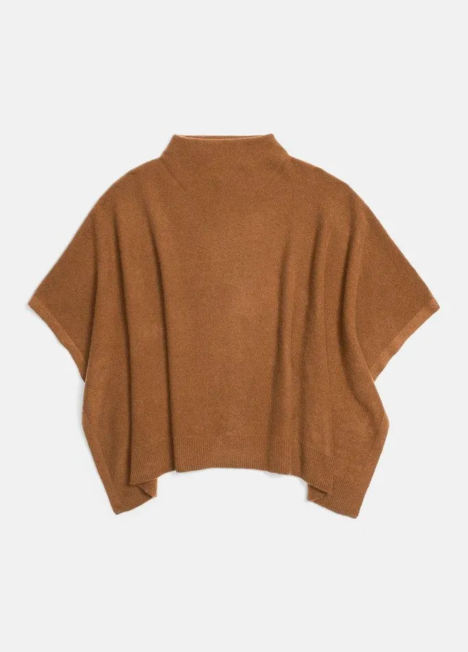 Sweaters Women Vince Plush Cashmere Funnel Neck Poncho Mink Sweaters Women Vince Plush Cashmere Funnel Neck Poncho Mink