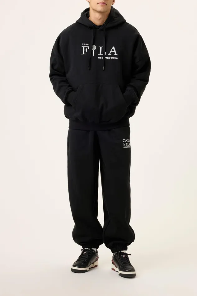 Sweatshirts and Hoodies Women Fila Casa Fila Country Club Hoodie 001 Black Sweatshirts and Hoodies Women Fila Casa Fila Country Club Hoodie 001 Black