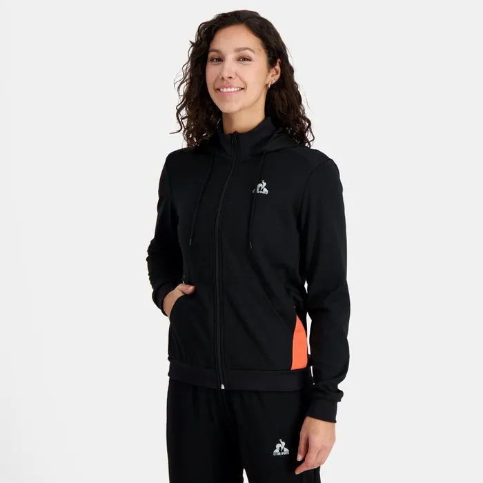 Sweatshirts And Hoodies Women Le Coq Sportif ZipUp Hoodie