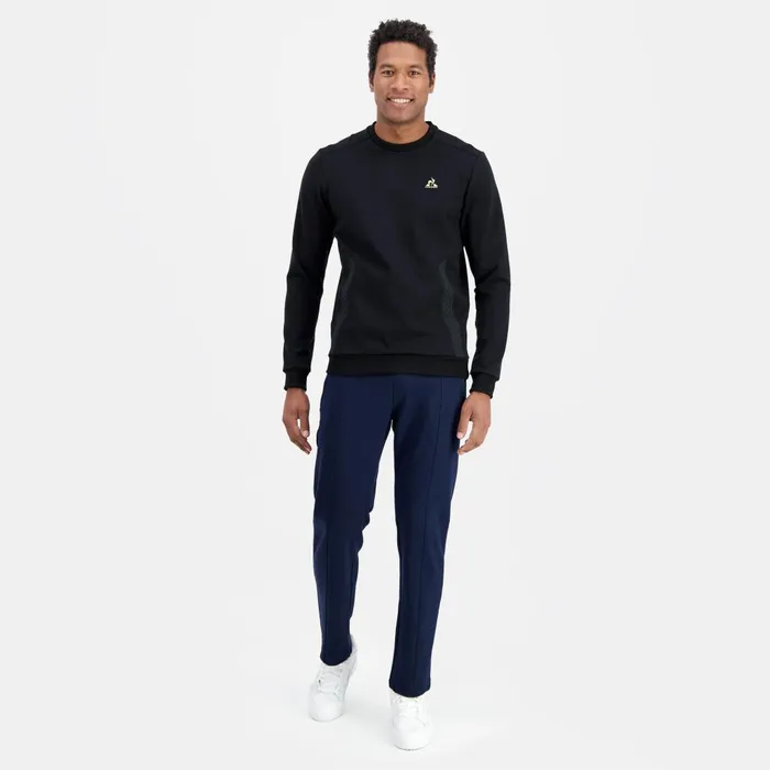 Sweatshirts Men Le Coq Sportif Coq D039or RoundNeck Sweatshirtshirt Black