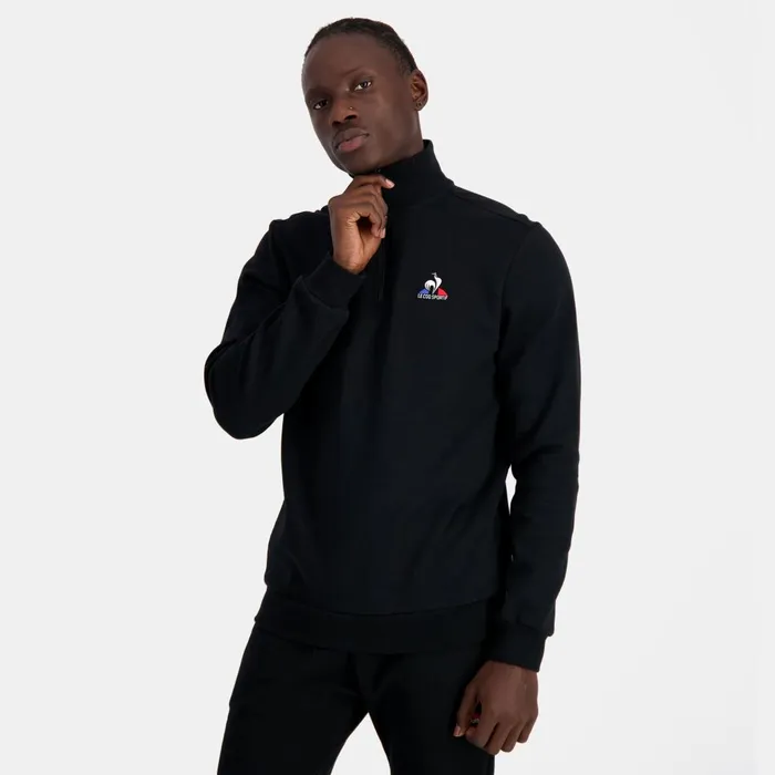 Sweatshirts Men Le Coq Sportif Essentiels Sweat Homme Black